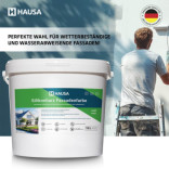 Hausa Silikonharz Fassadenfarbe 10L weiß matt hochdeckende