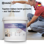 Hausa Tapetenkleister TAP-Meister 5kg Fertigkleister für Tapeten