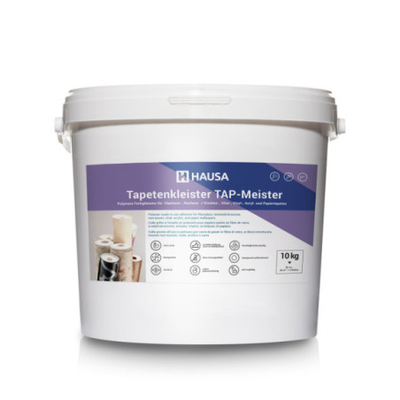 Hausa Tapetenkleister TAP-Meister 10kg Fertigkleister für Tapeten