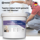 Hausa Tapetenkleister TAP-Meister 10kg Fertigkleister für Tapeten