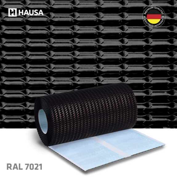 Kaminanschlussband HAUSA 3D anthrazit (RAL 7021)FLEX 300mm x 5m