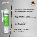 Maleracryl HAUSA HA012 Uniwersal Innen und Außen weiß 18 x 310ml