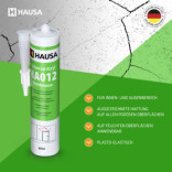 Maleracryl HAUSA HA012 Uniwersal Innen und Außen weiß 12 x 310ml