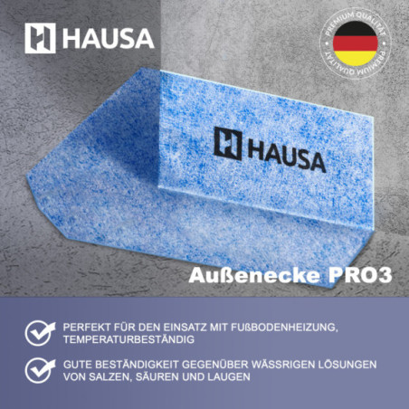 Außenecke HAUSA PRO3 Dichtecke wasserfeste unter Fliesen 10stk
