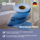 Dichtband HAUSA PRO3 Abdichtband für Fliesen 120mm 10m