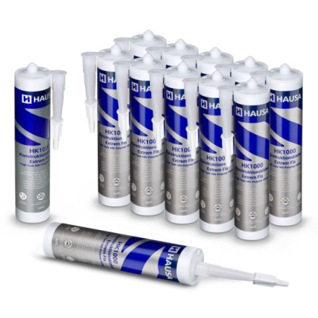 High-Tack Montagekleber HAUSA HK1000 400 kg/10cm² 12 x 290ml