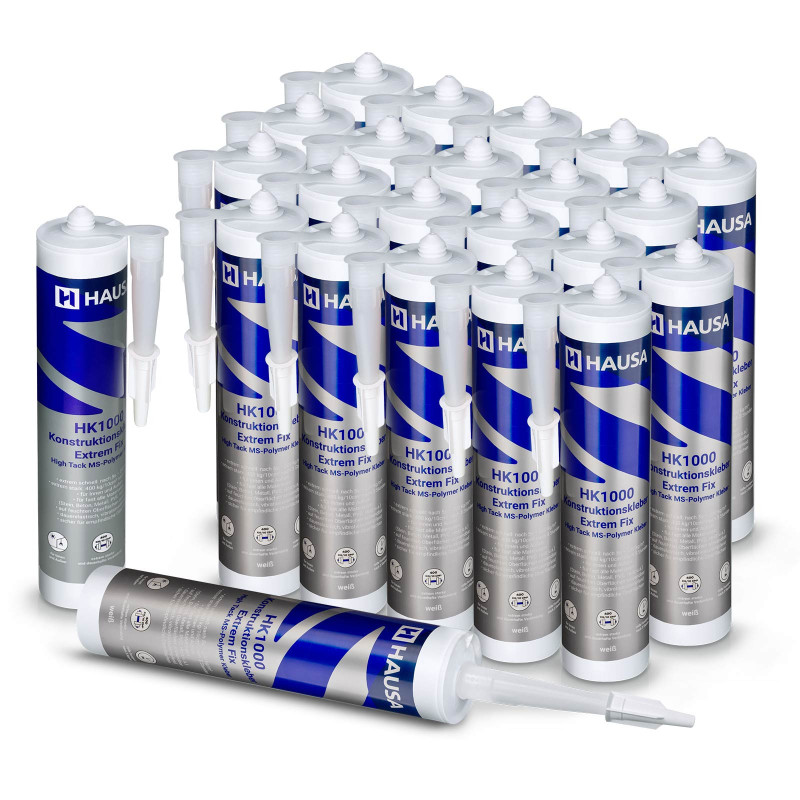 High-Tack Montagekleber HAUSA HK1000 400 kg/10cm² 24 x 290ml
