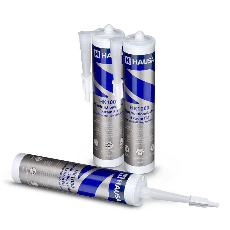 High-Tack Montagekleber HAUSA HK1000 400 kg/10cm² 3 x 290ml