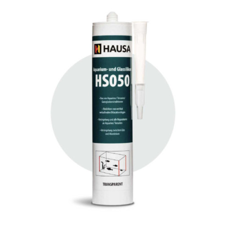 Aquarium Silikon HAUSA HS050 GlasSilikon Transparent 18 x 310ml