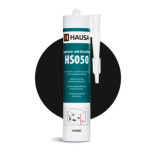 Aquarium Silikon HAUSA HS050 GlasSilikon Schwarz 12 x 310ml