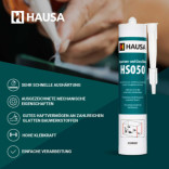 Aquarium Silikon HAUSA HS050 GlasSilikon Schwarz 5 x 310ml
