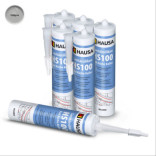 Sanitärsilikon HAUSA HS100 Schimmelresistent hellgrau 6 x 310ml