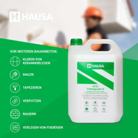 Tiefengrund HAUSA gebrauchsfertige Grundierung schnelltrocknend 20l