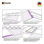 Unterspannbahn 130g HAUSA HU130SK flexible mit Klebestreifen 375m²