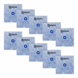 Wandmanschette HAUSA PRO3 120x120mm unter Fliesen Dehnzone 10stk