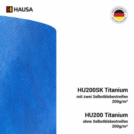 Unterspannbahn Dach HAUSA Titanium 200g ohne Klebestreifen 225m²