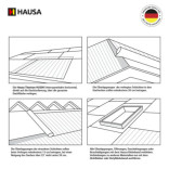 Unterspannbahn Dach HAUSA Titanium 200g ohne Klebestreifen 600m²