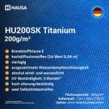 Unterspannbahn Dach HAUSA Titanium 200g mit Klebestreifen 525m²