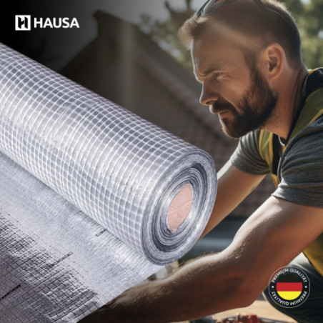 Aluminium Dampfsperrfolie Hausa HAL90 Dampfsperre verstärkt 675m²