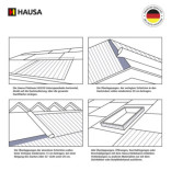 Unterspannbahn Hausa HU220 525m2 ohne Klebestreifen 220g/m²