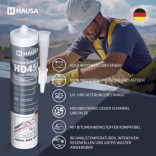 Hausa Kautschuk Dachdichtstoff HD450 Transparent 2x 300ml