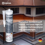 Hausa Kautschuk Dachdichtstoff HD450 Transparent 5x 300ml