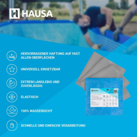 Pool Reparatur Wasser Stopp Reparaturflicken 16x16cm 10 Stück