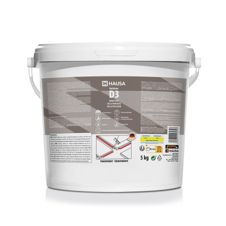 Holzleim HAUSA D3 wasserfest weiß 5 kg | Hausa.de