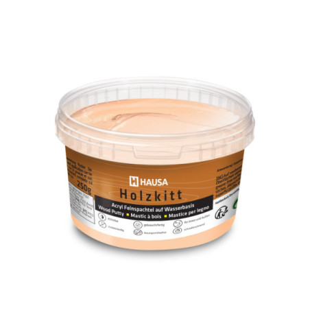Holzkitt HAUSA 250 g Erle Holzspachtelmasse Kitt für Holz