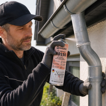 Hausa Alles-Dicht Spray HD350 Schwarz 6x 400ml