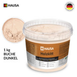 Holzkitt HAUSA 1 kg Buche Dunkel Holzspachtelmasse Kitt für Holz