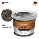 Holzkitt HAUSA 1 kg Ebenholz Holzspachtelmasse Kitt für Holz