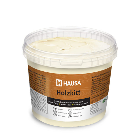 Holzkitt HAUSA 1 kg Fichte Holzspachtelmasse Kitt für Holz