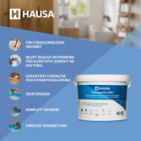 Flüssigfolie HAUSA Dichtfolie für Bad Dusche Küche 4,5kg bis 4,5m²