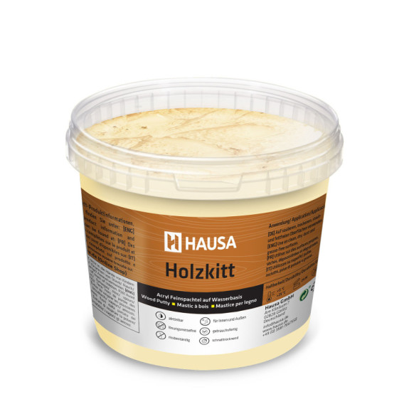 Holzkitt HAUSA 1 kg Kiefer Hell Holzspachtelmasse Kitt für Holz