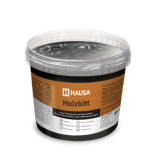 Holzkitt HAUSA 1 kg Schwarz Holzspachtelmasse Kitt für Holz