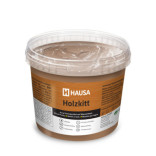 Holzkitt HAUSA 1 kg Wenge Holzspachtelmasse Kitt für Holz