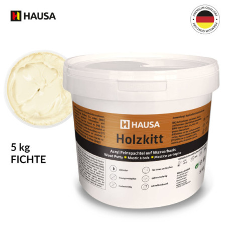 Holzkitt HAUSA 5 kg Fichte Holzspachtelmasse Kitt für Holz