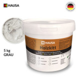 Holzkitt HAUSA 5 kg Grau Holzspachtelmasse Kitt für Holz