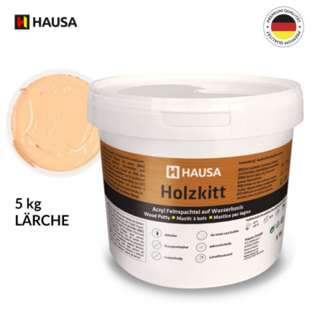 Holzkitt HAUSA 5 kg Lärche Holzspachtelmasse Kitt für Holz