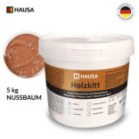Holzkitt HAUSA 5 kg Nussbaum Holzspachtelmasse Kitt für Holz