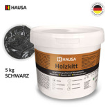 Holzkitt HAUSA 5 kg Schwarz Holzspachtelmasse Kitt für Holz