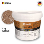 Holzkitt HAUSA 5 kg Wenge Holzspachtelmasse Kitt für Holz