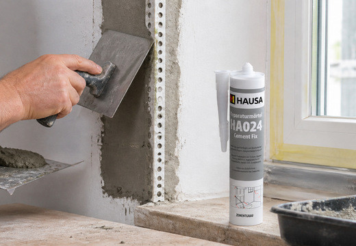 Fensterlaibung verputzen und spachteln